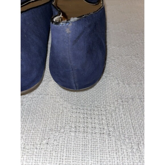 J. Crew Women’s Casual Flats Size 10 M Navy Blue Suede Going Out Party - Picture 12 of 12